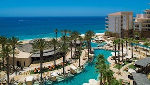 Resort Pools, Bars, & Ocean