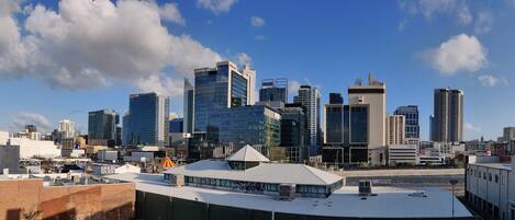 Perth city skyline view from Balcony