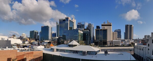 Perth city skyline view from Balcony