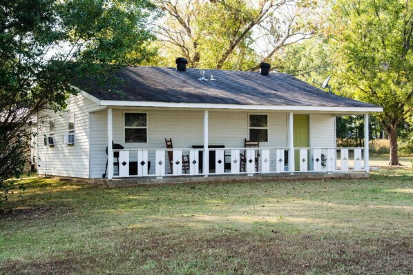 A charming little urban cottage on the outside...