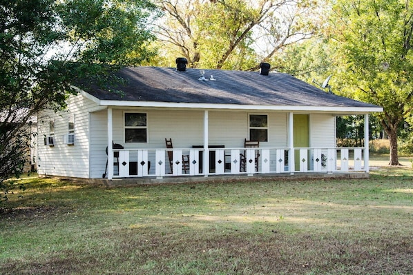 A charming little urban cottage on the outside...