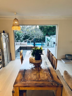 Main dining table.