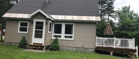 Newly sided entire house and garage