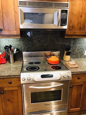Microwave, Stove, Oven, and Warming Drawer