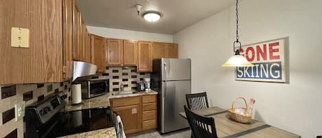 Kitchen with new table and chairs.