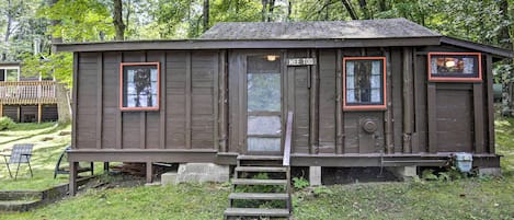 Explore the beauty of northwestern Wisconsin from this charming cabin.