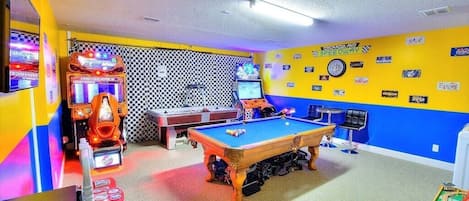 Checkout this climate controlled game room!!!