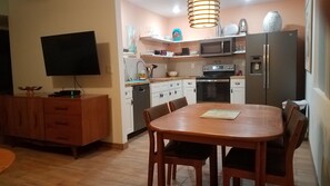 Kitchen and dining area.