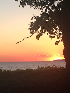 Sunset viewed from porch
