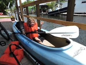 Get out and explore in the kayak!