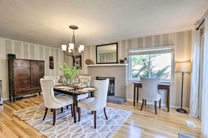 This 3-bedroom, 1.5-bath abode is perfect for groups of 6.