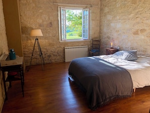 Fling open the shutters of bedroom 1 every morning to soak up the views.