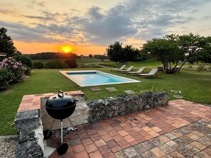 You can enjoy delicious barbecues whilst soaking up the beautiful sunsets.