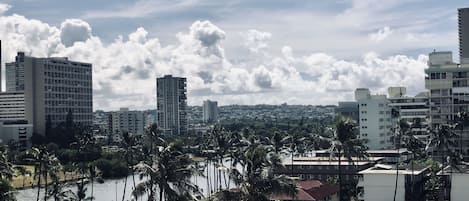 view out side front door... the ala wai