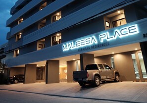 Front of property – evening/night