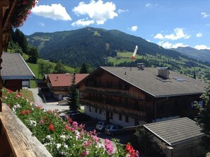 Blick von der Unterkunft