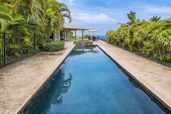 Sunset Hale: Spectacular Oceanview Home w/Private Pool & Spa, AC & Lanai