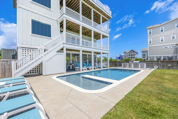 Surf or Sound Realty - 903 - Ocean's 10 - Pool Area -6