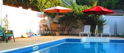 Non-heated pool.  Available  summer months.  Pool closes early October. 
