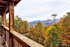 Gorgeous fall colors from upper deck