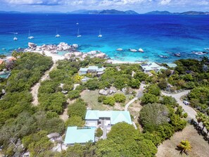 Just steps from Little Trunk Bay