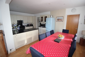 Kitchen ad dining area