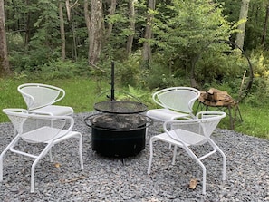 Firepit with grill