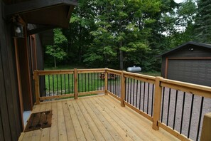 Arrowwood`s decks provide a great space to enjoy the scenery.