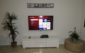 55" ROKU TV. Spectrum Cable  with many channels and On-Demand Movies
