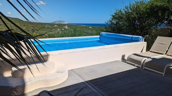 private salt water pool 