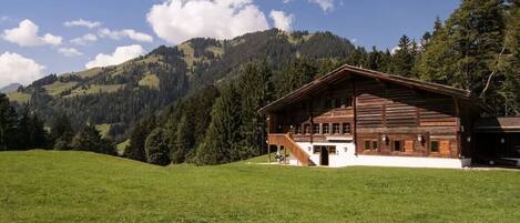 The stunning artistic farm chalet you will be staying in