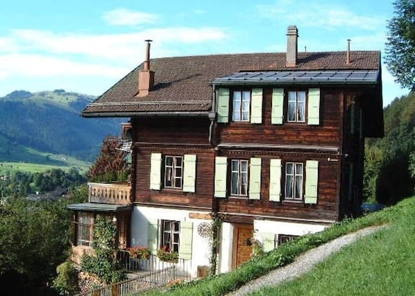 Side view of Chalet in Summer