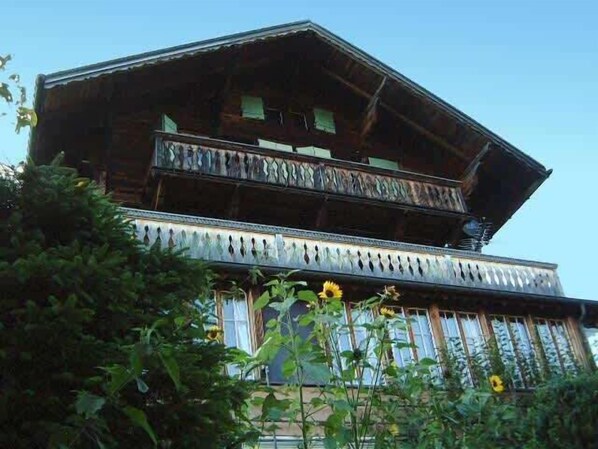 the chalet on a summer day 