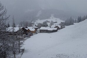 Winter village views