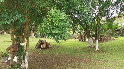 Fim de semana em contato com a natureza com familia e amigos