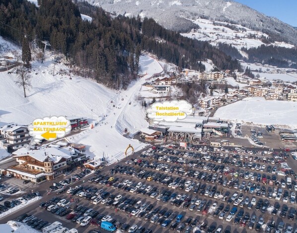 Jap - sooooo Nahe an der Piste; LAGE-LAGE-LAGE; Wo ist wohl der Parkplatz? ;-D