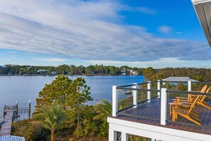 3rd Floor Balcony with Gulf and Lake View