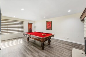 Game room - Three Slate 7 foot beautiful Pool Table