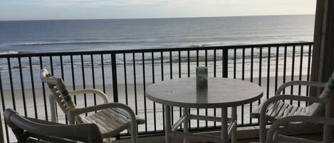 Oceanfront balcony