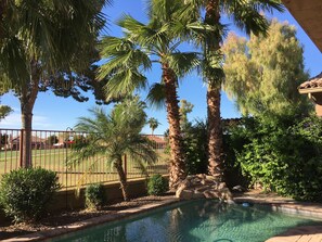 Heated pool on Wigwam gold coarse!