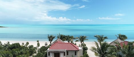 Vue sur la plage ou l’océan