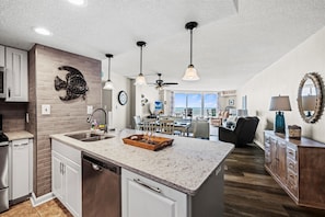 Bright and ready for home-cooked meals or quick snacks.