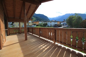 Blick vom Balkon