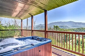 Deck | Hot Tub | Mountain Views