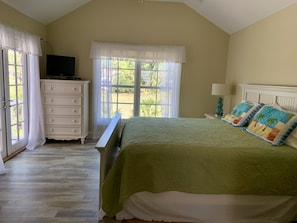 Upstairs master bedroom with beautiful marsh view.