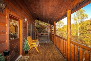 2nd Level Deck w/Spectacular View & Sounds, Seating for 8 including Swing Seat.