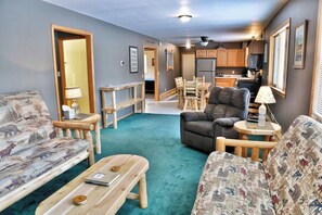 Open concept and easy flow space