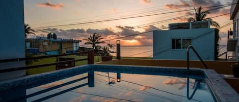 Piscine sur le toit
