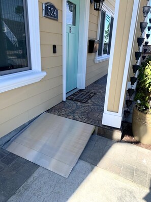Wheelchair ramp and disable friendly entrance 