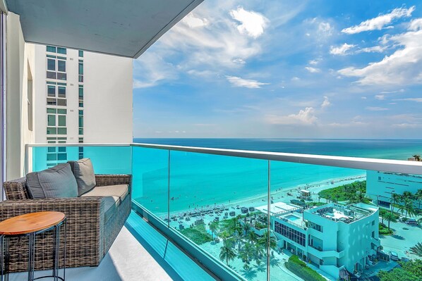 Balcony with view of Atlantic Ocean